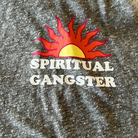 Spiritual Gangster NWT Grey Crop Top, Size L - Picture 3 of 7